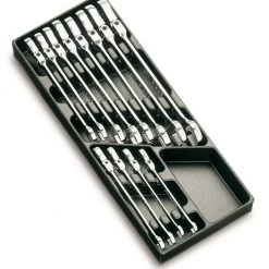 Beta Servante D'atelier Complète 024240046 T46 Jeu De Clés à Cliquet 12 Pièces Avec Genouillère 8 - 19 Mm