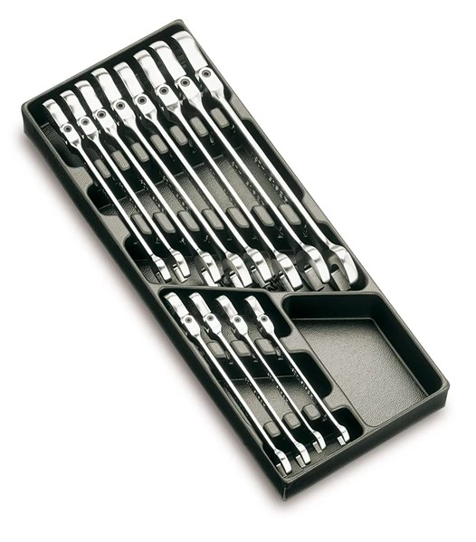 Beta Servante D'atelier Complète 024240046 T46 Jeu De Clés à Cliquet 12 Pièces Avec Genouillère 8 - 19 Mm 3 Beta Servante D'atelier Complète 024240046 T46 Jeu De Clés à Cliquet 12 Pièces Avec Genouillère 8 - 19 Mm