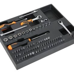 Beta Servante D'atelier Complète 024240085 T85 Jeu D'embouts 81-pièces Pour Slotted, Torx, Phillips®, Pozidrive 1/4".