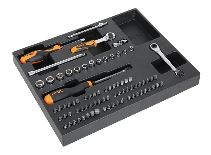 Beta Servante D'atelier Complète 024240085 T85 Jeu D'embouts 81-pièces Pour Slotted, Torx, Phillips®, Pozidrive 1/4". 3 Beta Servante D'atelier Complète 024240085 T85 Jeu D'embouts 81-pièces Pour Slotted, Torx, Phillips®, Pozidrive 1/4".