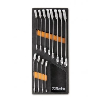 Beta Servante D'atelier Complète 024500045 M45 Jeu De Clés à Cliquet à Extrémité Ouverte 12 Pièces 8 - 19 Mm 3 Beta Servante D'atelier Complète 024500045 M45 Jeu De Clés à Cliquet à Extrémité Ouverte 12 Pièces 8 - 19 Mm