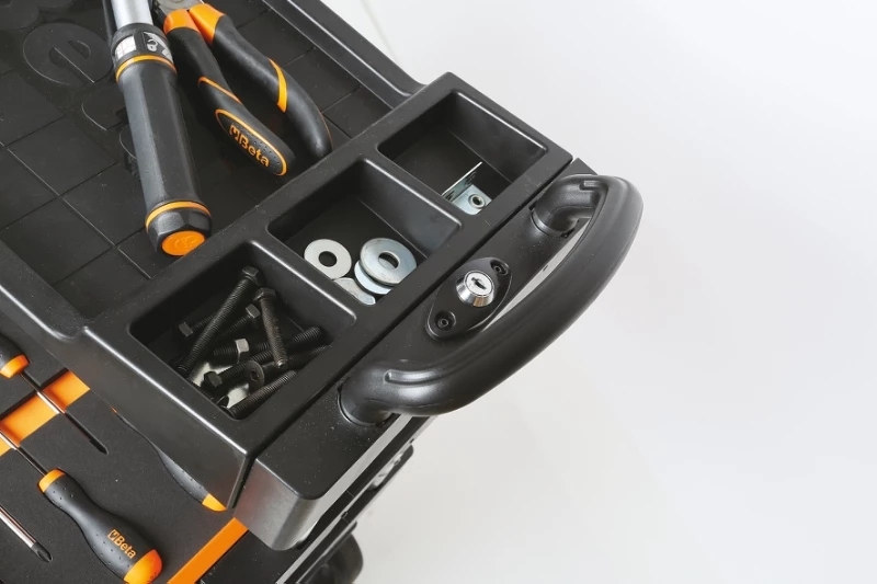 Beta Servante D'atelier Complète 027000202 C27S-G Chariot D'outils Pliable Pour Le Travail Mobile 5 Beta Servante D'atelier Complète 027000202 C27S-G Chariot D'outils Pliable Pour Le Travail Mobile – Image 3