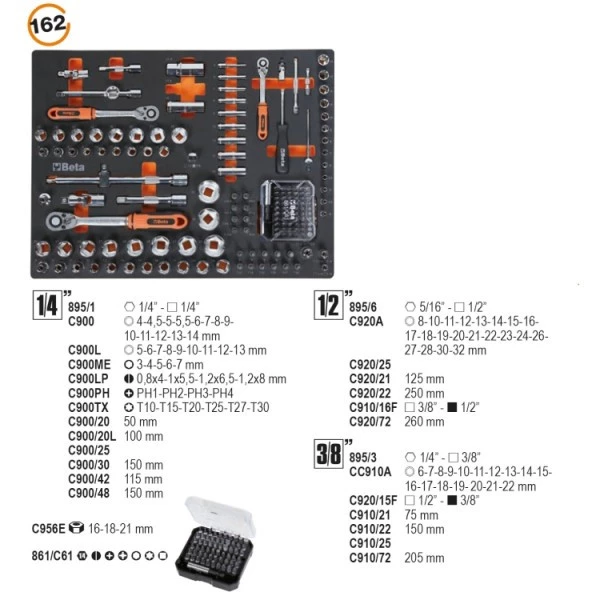 Beta Servante D'atelier Complète 059450301 5945E/2021 Module D'outils 271 Pièces 8 Beta Servante D'atelier Complète 059450301 5945E/2021 Module D'outils 271 Pièces – Image 6
