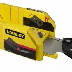 Stanley Scie à Bois 1-19-800 Boite à Coupe Holster ABS + Scie à Dos Integrée