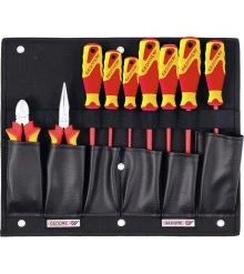 Gedore Servante D'atelier Complète 1100 W-002 Carte D'outils VDE Avec Assortiment De Pinces Et Tournevis VDE 9 Pièces 2836203