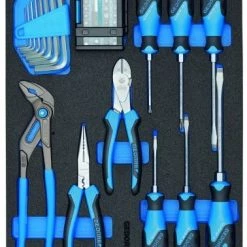 Gedore Servante D'atelier Complète 1110 CTB2-02 Kit D'outils 49 Pièces 3005232