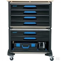 Gedore Servante D'atelier Complète 1110 WMW-S-03 Chariot D'outils Modulaire WorkMo B3 110 Pièces 3005194