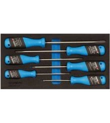 Gedore Servante D'atelier Complète 1500 CT1-2150 PZ Jeu De Tournevis 3-C En Module CT 6 Pièces 2309149