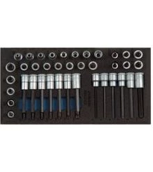 Gedore Servante D'atelier Complète 1500 CT1-ITX 30 Jeu De Clés à Douille Dans Le Module CT 39 Pièces 2308983