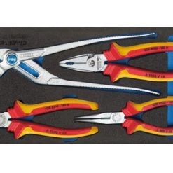 Gedore Servante D'atelier Complète 1500 CT1-VDE 142 Kit De Pinces Dans Le Module CT En 4 Parties 2309033