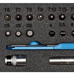 Gedore Servante D'atelier Complète 1500 ES/CTD-20 BIT Assortiment De Clés à Douille 1/4" 45 Pièces 1733419