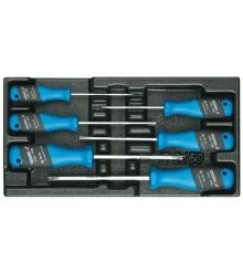 Gedore Servante D'atelier Complète 1616625 1500 ES-2163 TXB Jeu De Tournevis 3-C