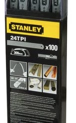 Stanley 2-15-842 Lame De Scie à Métaux 300mm - 24T/pouce (5 Pièces/carte)