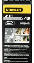 Stanley 2-15-842 Lame De Scie à Métaux 300mm - 24T/pouce (5 Pièces/carte) -Scie à main Soldes 2 15 842 lame de scie a metaux 300mm 24t pouce 5 pieces carte 1 4