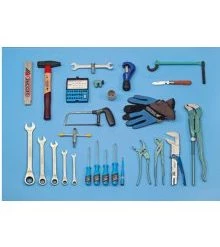 Gedore Servante D'atelier Complète 2319896 S 1025 Assortiment Sanitaire STARTER, 49 Pièces.