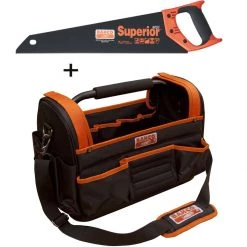 Bahco Scie à Bois 3100TB+2600 Sac à Outils Ouvert 3100TB + Scie à Main 2600-22-XT-HP
