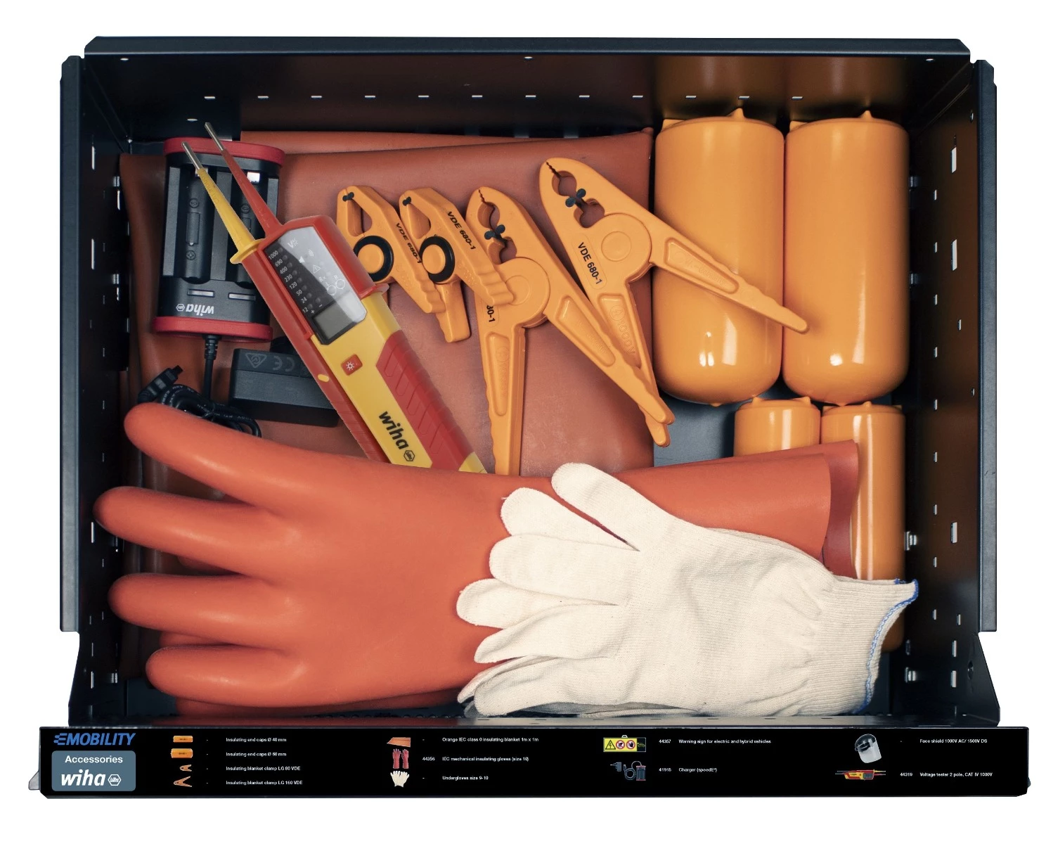 Wiha Servante D'atelier Complète 44423 Set Chariot D'atelier EMobility 113 Pièces 4 Wiha Servante D'atelier Complète 44423 Set Chariot D'atelier EMobility 113 Pièces – Image 2