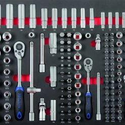 Projahn Servante D'atelier Complète 5501-291 Chariot D'atelier GALAXY Avec 7 Tiroirs, 229 Pcs. Équipement Proficraft Noir / Gris Argenté 12 Projahn Servante D'atelier Complète 5501-291 Chariot D'atelier GALAXY Avec 7 Tiroirs, 229 Pcs. Équipement Proficraft Noir / Gris Argenté -Scie à main Soldes 5501 291 chariot d atelier galaxy avec 7 tiroirs 229 pcs equipement proficraft noir gris argente 4