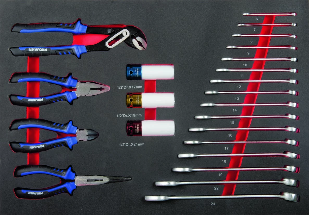 Projahn Servante D'atelier Complète 5501-591 Chariot D'atelier GALAXY Avec 7 Tiroirs, 229 Pcs. Équipement Proficraft Bleu / Anthracite 8 Projahn Servante D'atelier Complète 5501-591 Chariot D'atelier GALAXY Avec 7 Tiroirs, 229 Pcs. Équipement Proficraft Bleu / Anthracite – Image 6