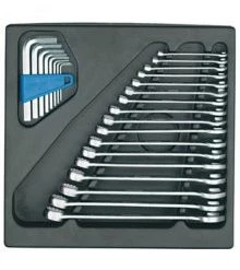 Gedore Servante D'atelier Complète 6612520 1500 ES-7 Jeu De Clés à Anneaux