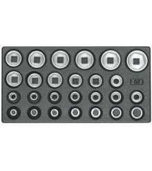 Gedore Servante D'atelier Complète 6626580 1500 ES-19 Jeu De Clés à Douille 1/2".