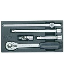 Gedore Servante D'atelier Complète 6626740 1500 ES-1993 T Jeu De Clés à Douille 1/2".