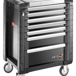 Facom Servante D'atelier Complète JET7.M140A Kit De Maintenance Industrielle Avec 200 Outils - Chariot à Outils à 7 Tiroirs