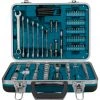 Makita Accessoires Servante D'atelier Complète P-90635 Jeu D'outils à Main 118 Pcs Dans Coffret