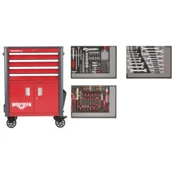 Gedore RED Servante D'atelier Complète R22041004 Chariot à Outils WINGMAN 129 Pièces 3301689 -Scie à main Soldes r22041004 chariot a outils wingman 129 pieces 3301689 3