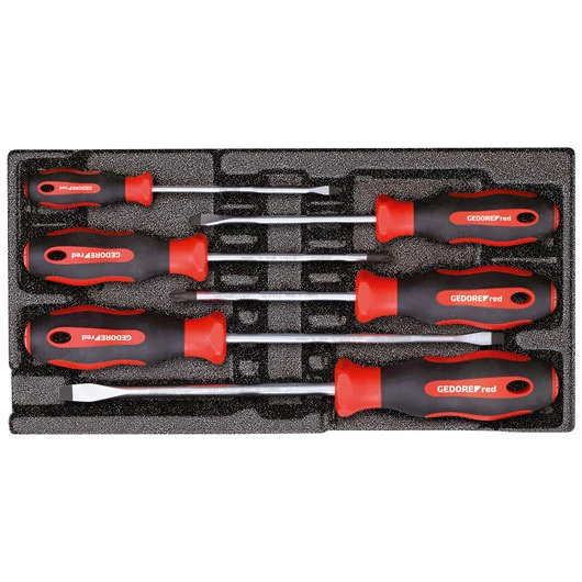 Gedore RED Servante D'atelier Complète R22150013 Jeu De Tournevis 6 Pièces 3301712 4 Gedore RED Servante D'atelier Complète R22150013 Jeu De Tournevis 6 Pièces 3301712 – Image 2