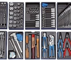 Gedore Servante D'atelier Complète S 1500 ES-02 Assortiment De Modules Moyen 207 Pièces 2319853