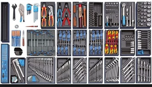 Gedore Servante D'atelier Complète S 1500 ES-03 Assortiment De Modules Grand Format 325 Pièces 2319861 -Scie à main Soldes s 1500 es 03 assortiment de modules grand format 325 pieces 2319861