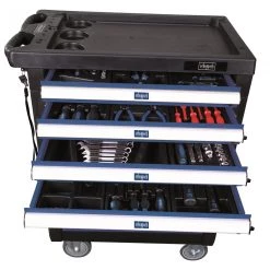 Scheppach Servante D'atelier Complète TW1000 Chariot à Outils 263 Pièces 10 Scheppach Servante D'atelier Complète TW1000 Chariot à Outils 263 Pièces -Scie à main Soldes tw1000 chariot a outils 263 pieces 2